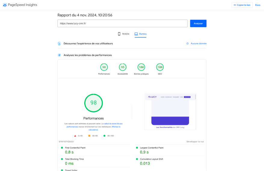 exemple de résultat SEO
